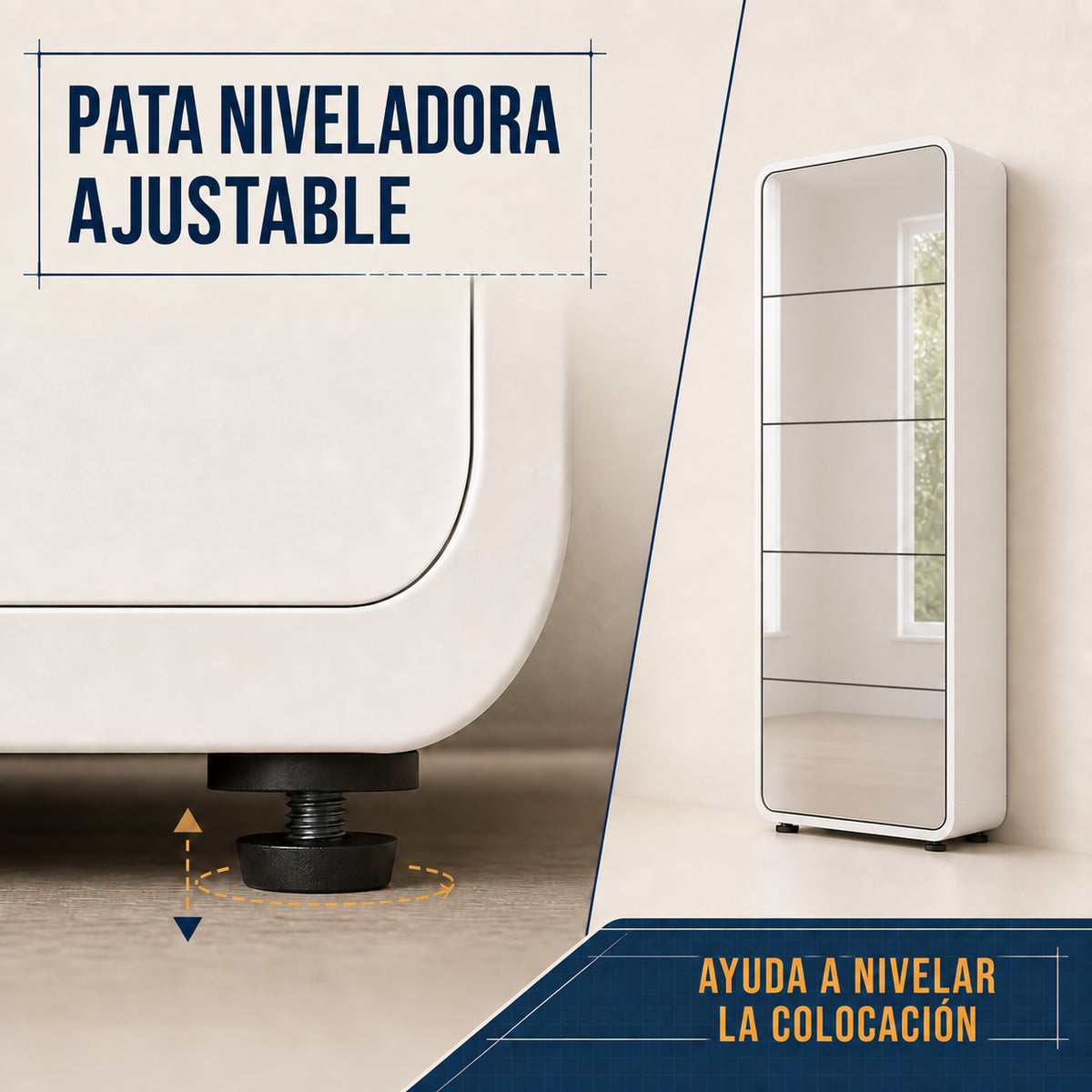 planeora adjustable leveling foot approved v6 es