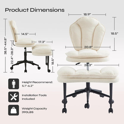 planeora cross legged office chair canonical dimensions off white 01