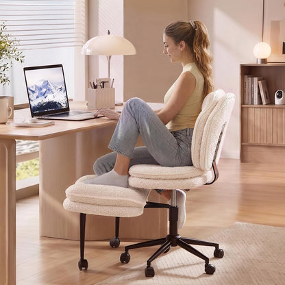 planeora cross legged office chair lifestyle variant off white 01