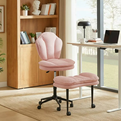 planeora cross legged office chair lifestyle variant pink 01