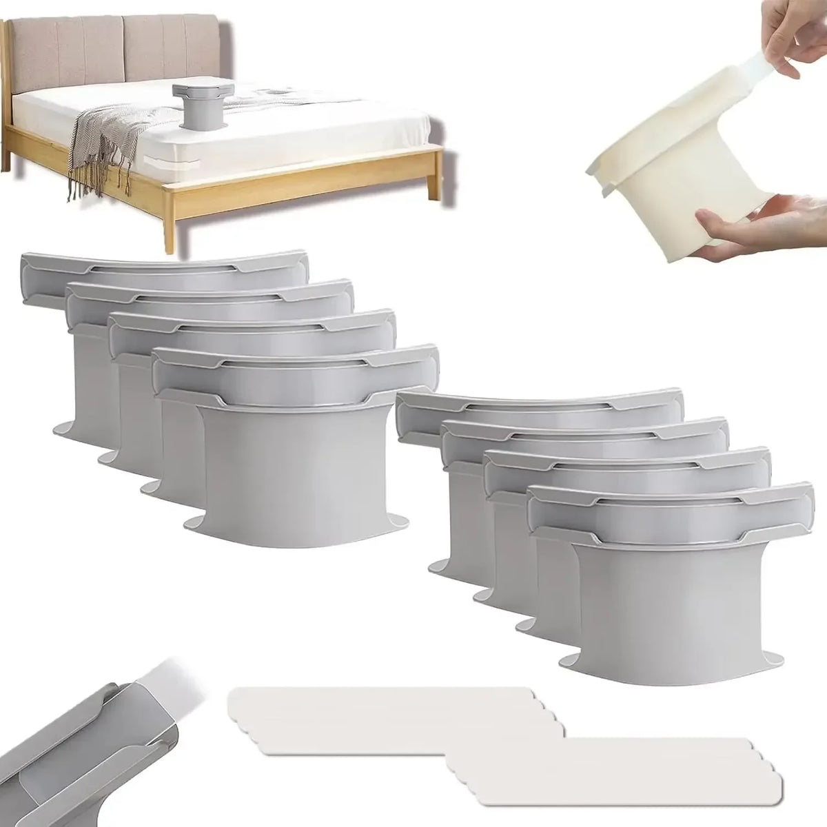 Planeora Bed Sheet Corner Clips – product image 7