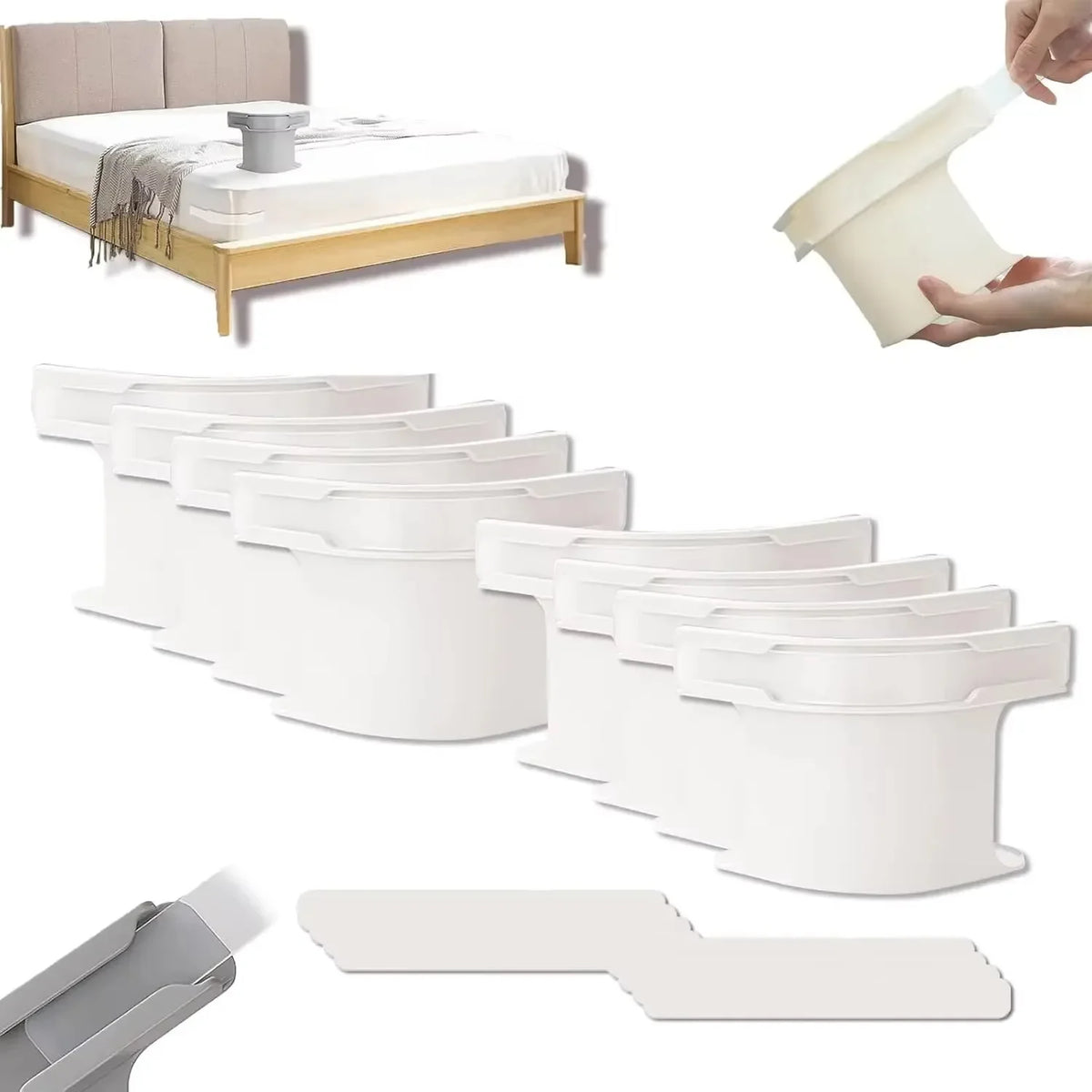 Planeora Bed Sheet Corner Clips – product image 8