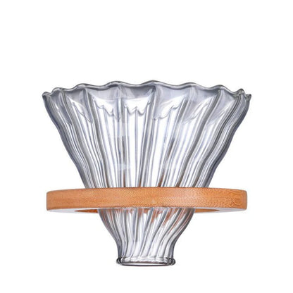 Planeora Glass Pour-Over Coffee Dripper – product image 6