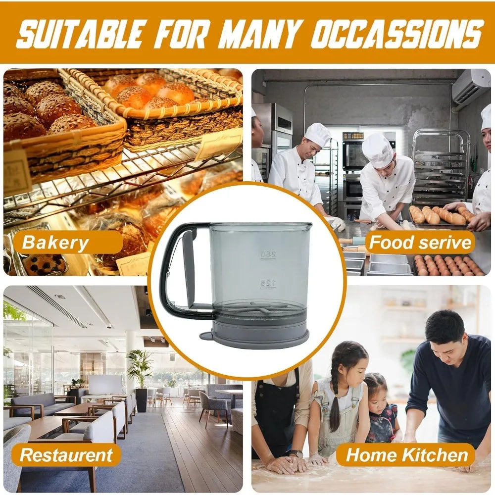 Planeora Manual Flour Sifter – product image 4