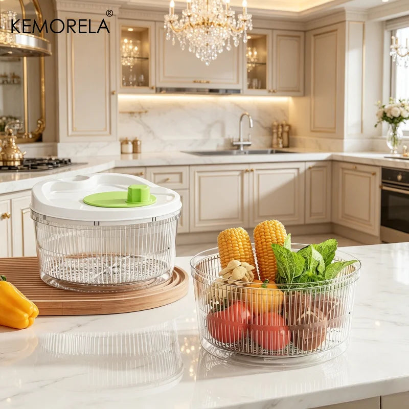 Planeora Manual Salad Spinner – product image 2