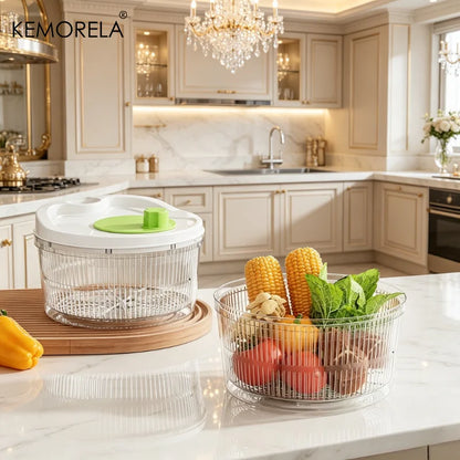 Planeora Manual Salad Spinner – product image 2