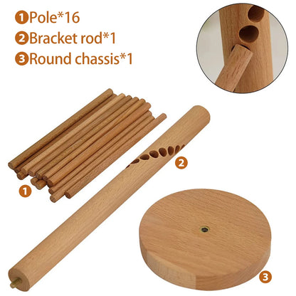 Planeora Wooden Pasta Drying Rack – product image 2