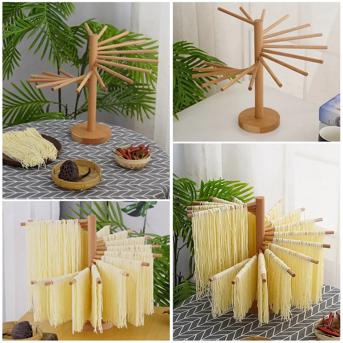 Planeora Wooden Pasta Drying Rack – product image 6