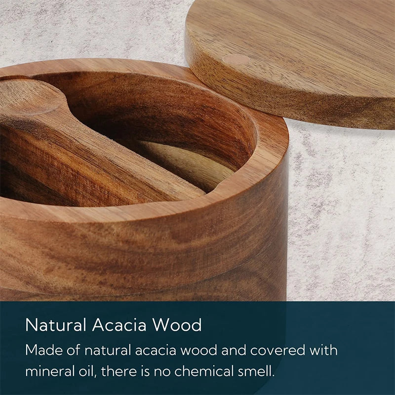 Planeora Wooden Salt Cellar – product image 5