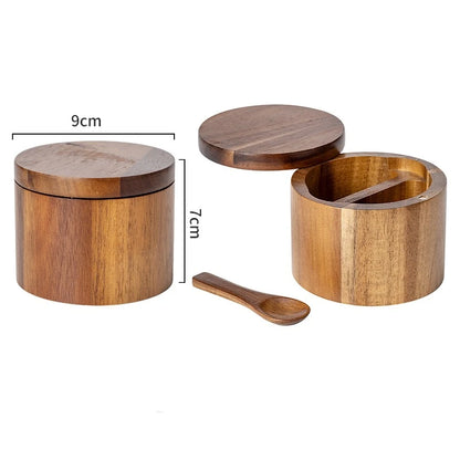 Planeora Wooden Salt Cellar – product image 9